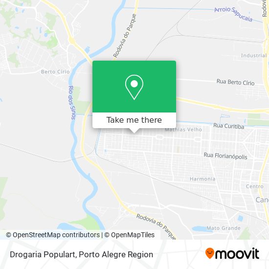 Mapa Drogaria Populart