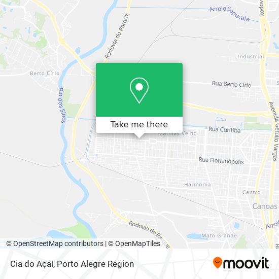 Cia do Açaí map