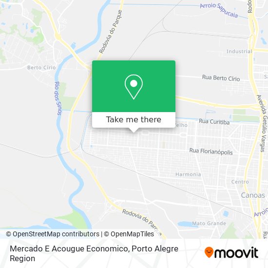 Mapa Mercado E Acougue Economico