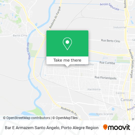 Mapa Bar E Armazem Santo Angelo