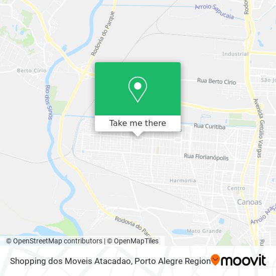 Shopping dos Moveis Atacadao map