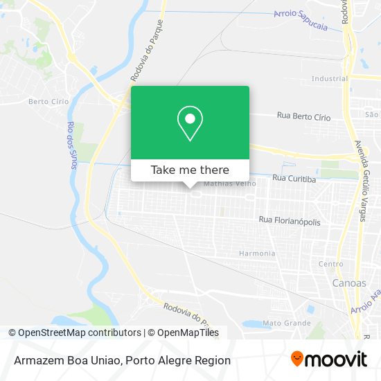 Armazem Boa Uniao map