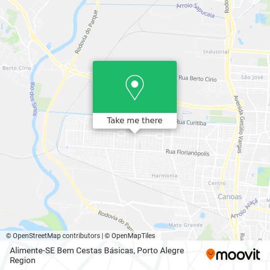 Alimente-SE Bem Cestas Básicas map