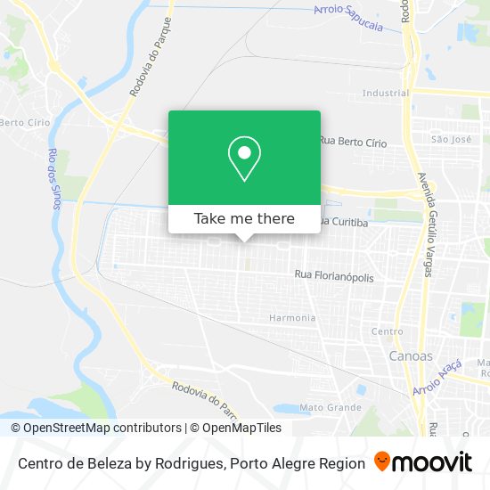 Centro de Beleza by Rodrigues map