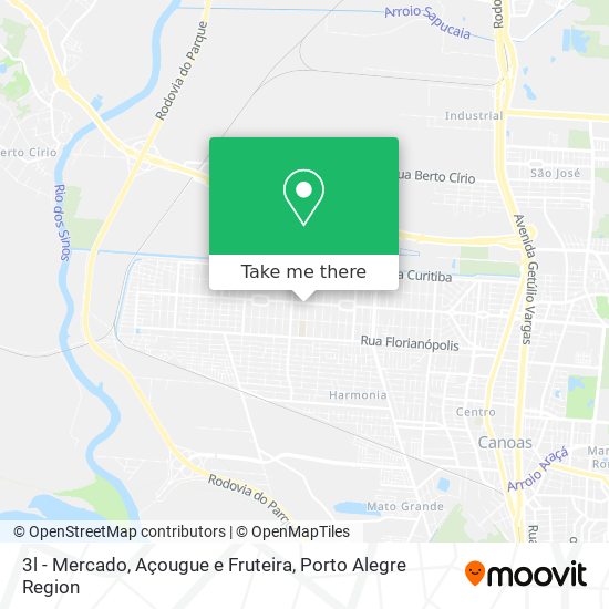 Mapa 3l - Mercado, Açougue e Fruteira