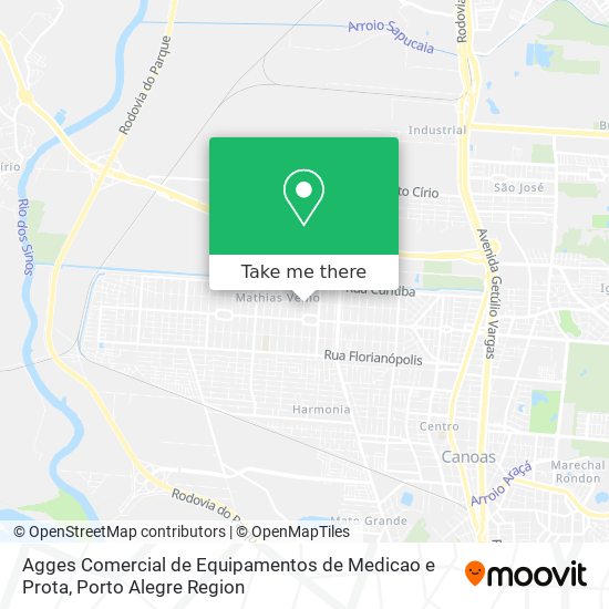 Agges Comercial de Equipamentos de Medicao e Prota map