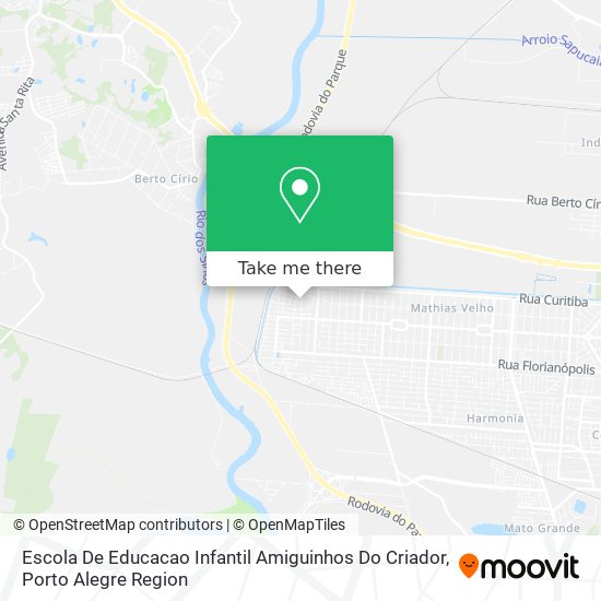 Mapa Escola De Educacao Infantil Amiguinhos Do Criador