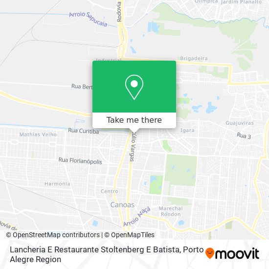 Lancheria E Restaurante Stoltenberg E Batista map