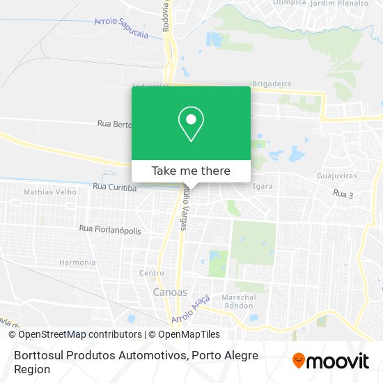 Borttosul Produtos Automotivos map