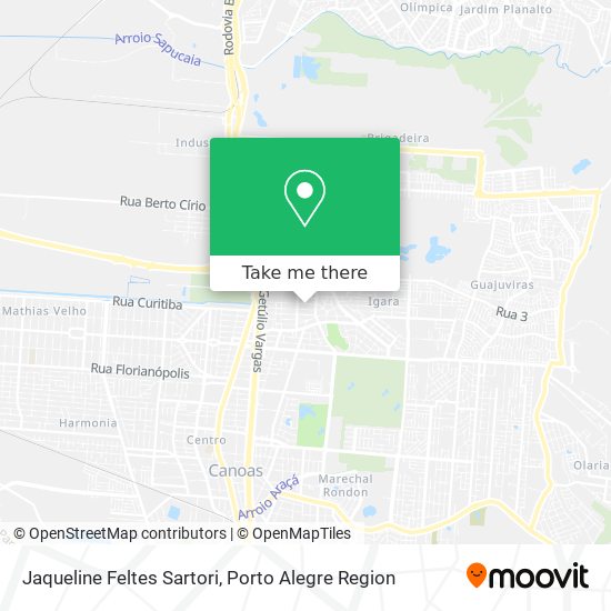 Jaqueline Feltes Sartori map