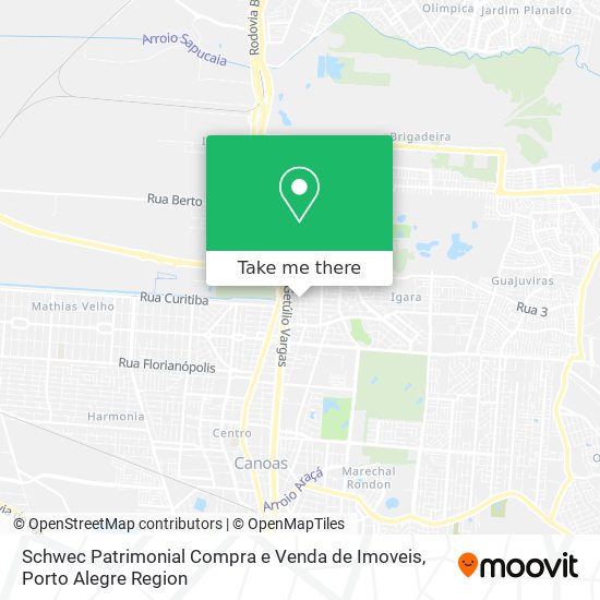 Schwec Patrimonial Compra e Venda de Imoveis map