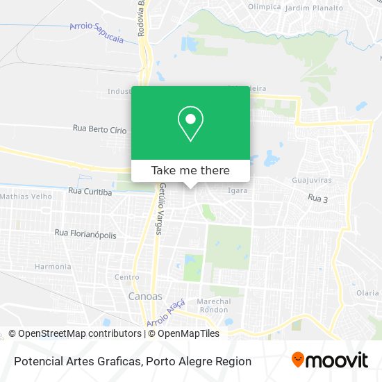 Potencial Artes Graficas map