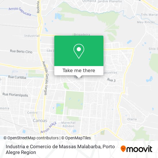 Industria e Comercio de Massas Malabarba map