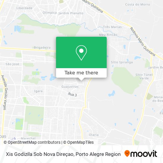 Xis Godizila Sob Nova Direçao map