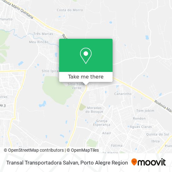 Mapa Transal Transportadora Salvan