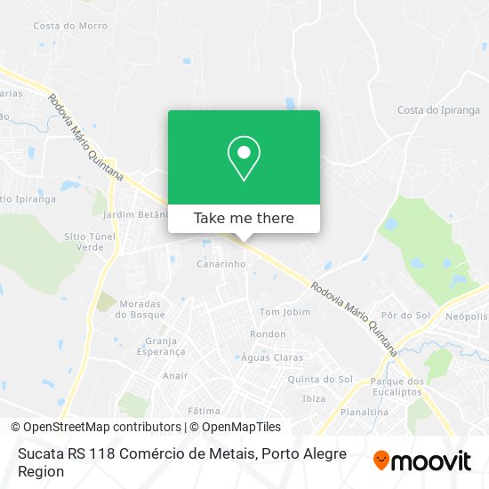 Sucata RS 118 Comércio de Metais map