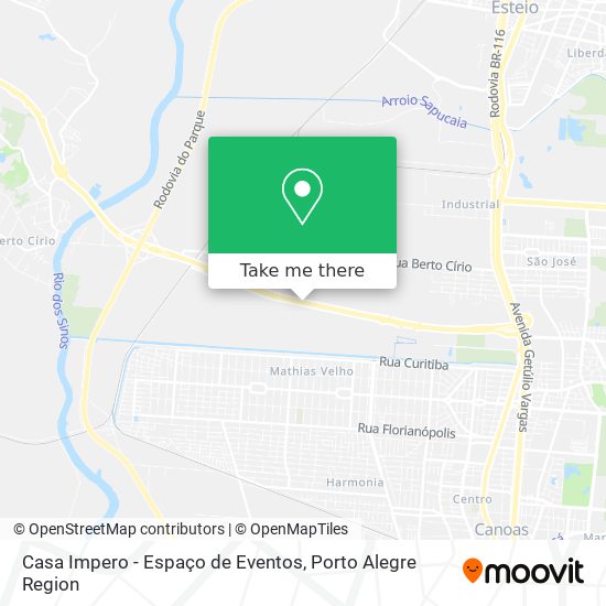 Casa Impero - Espaço de Eventos map