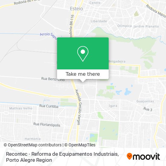 Recontec - Reforma de Equipamentos Industriais map