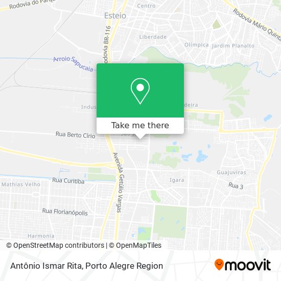 Antônio Ismar Rita map