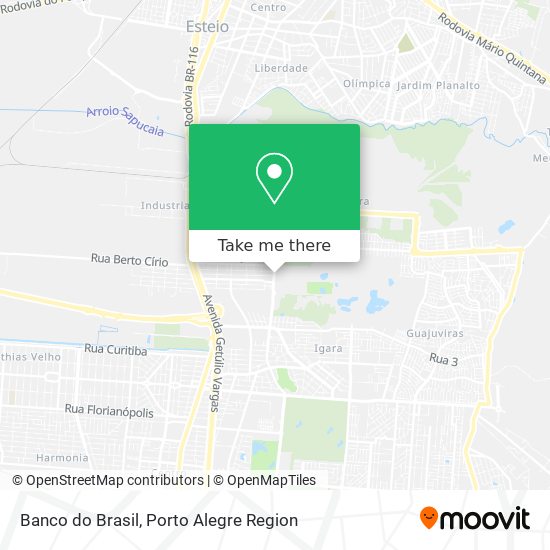 Mapa Banco do Brasil