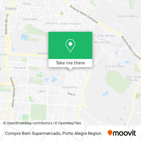 Compre Bem Supermercado map