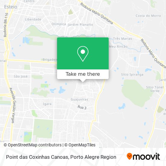 Point das Coxinhas Canoas map