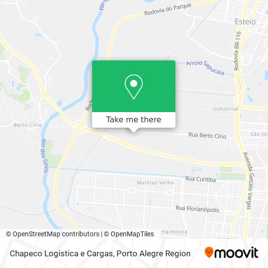 Chapeco Logistica e Cargas map