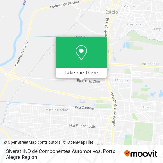 Mapa Siverst IND de Componentes Automotivos