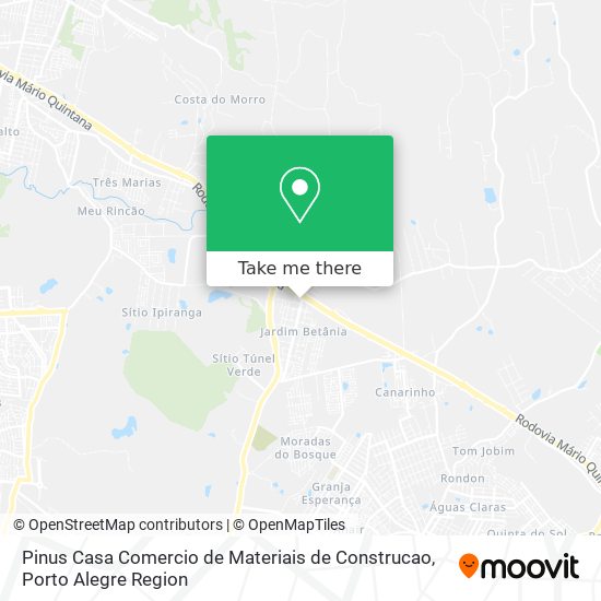 Pinus Casa Comercio de Materiais de Construcao map