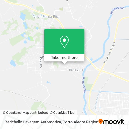 Mapa Barichello Lavagem Automotiva