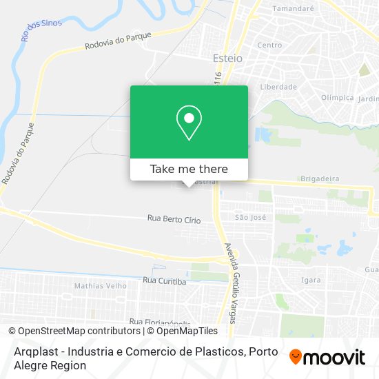 Arqplast - Industria e Comercio de Plasticos map
