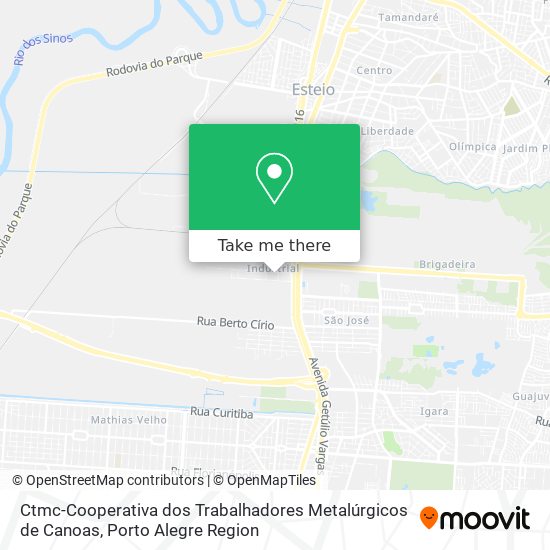 Ctmc-Cooperativa dos Trabalhadores Metalúrgicos de Canoas map