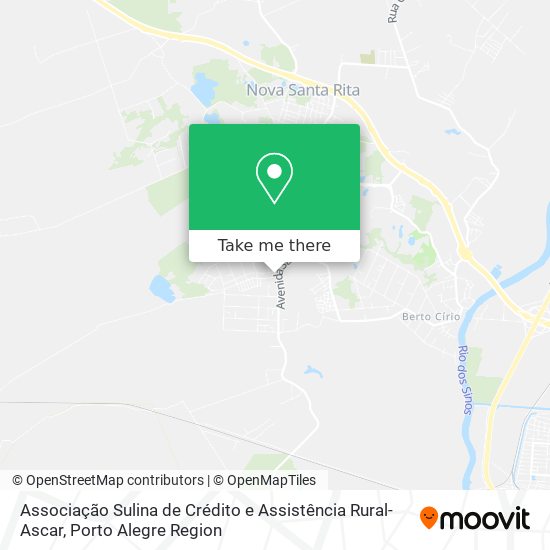 Associação Sulina de Crédito e Assistência Rural-Ascar map