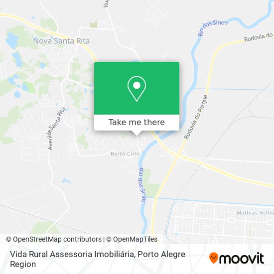 Mapa Vida Rural Assessoria Imobiliária