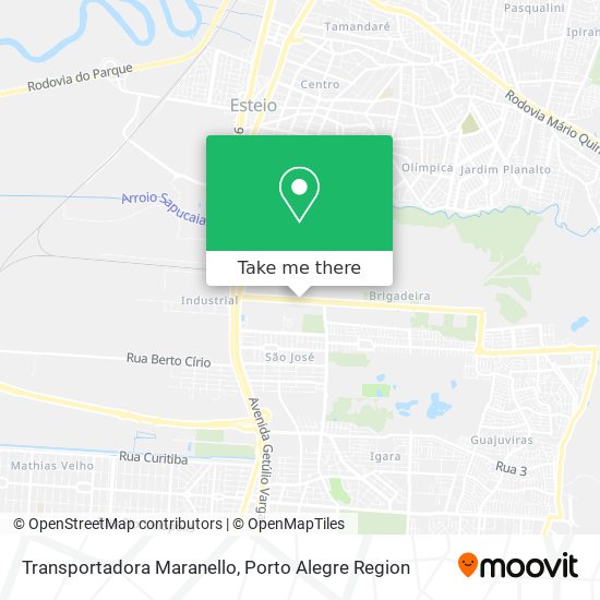 Transportadora Maranello map