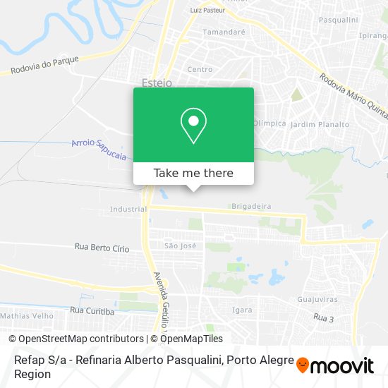 Refap S / a - Refinaria Alberto Pasqualini map