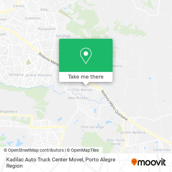 Kadilac Auto Truck Center Movel map