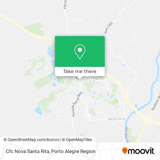 Cfc Nova Santa Rita map