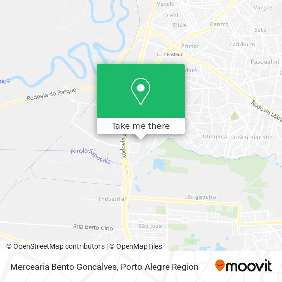 Mercearia Bento Goncalves map
