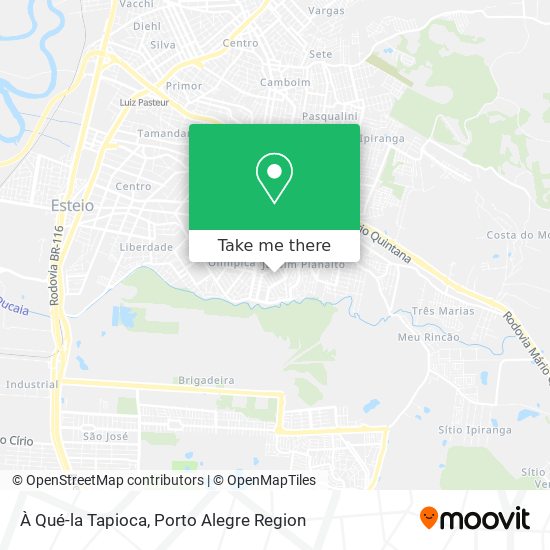 À Qué-la Tapioca map