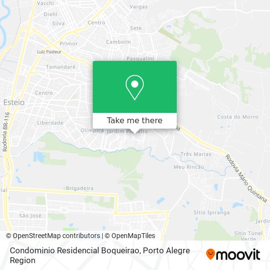 Condominio Residencial Boqueirao map