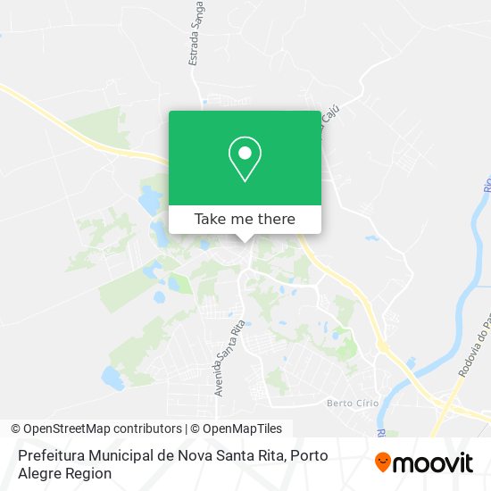 Prefeitura Municipal de Nova Santa Rita map