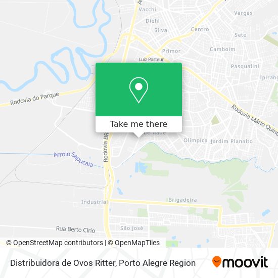 Distribuidora de Ovos Ritter map