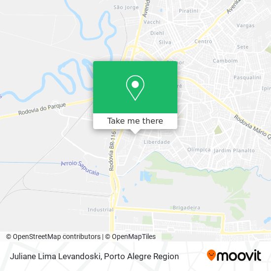 Juliane Lima Levandoski map