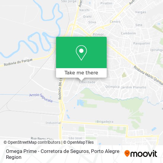 Omega Prime - Corretora de Seguros map