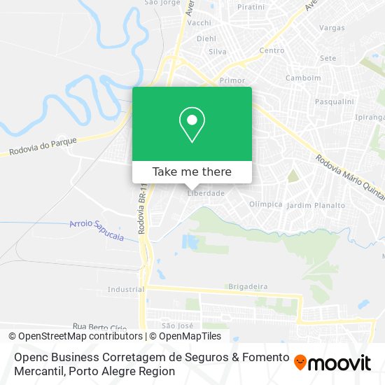Openc Business Corretagem de Seguros & Fomento Mercantil map