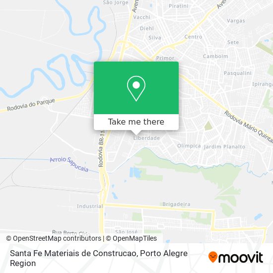 Santa Fe Materiais de Construcao map