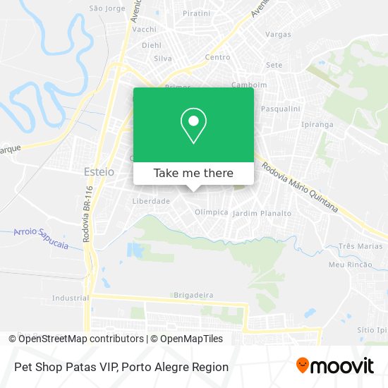 Pet Shop Patas VIP map