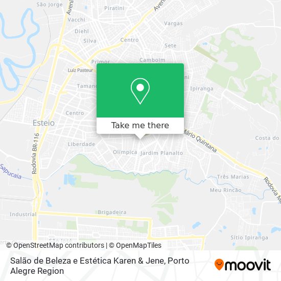 Salão de Beleza e Estética Karen & Jene map