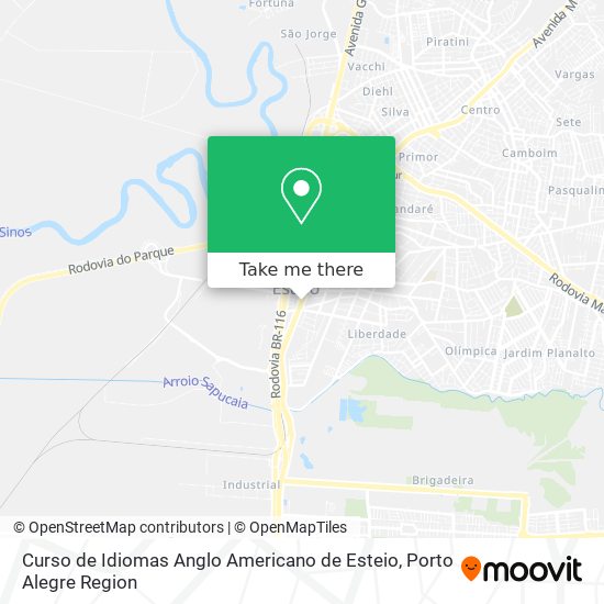 Curso de Idiomas Anglo Americano de Esteio map